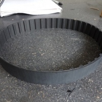 Banda dentada para fresadora Bridgeport 2J650 o Nantong X6325